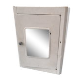 Toilet cabinet pharmacy old mirror tole
