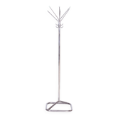 Portemanteau Bauhaus en acier chromé, Tchécoslovaquie, années 1930