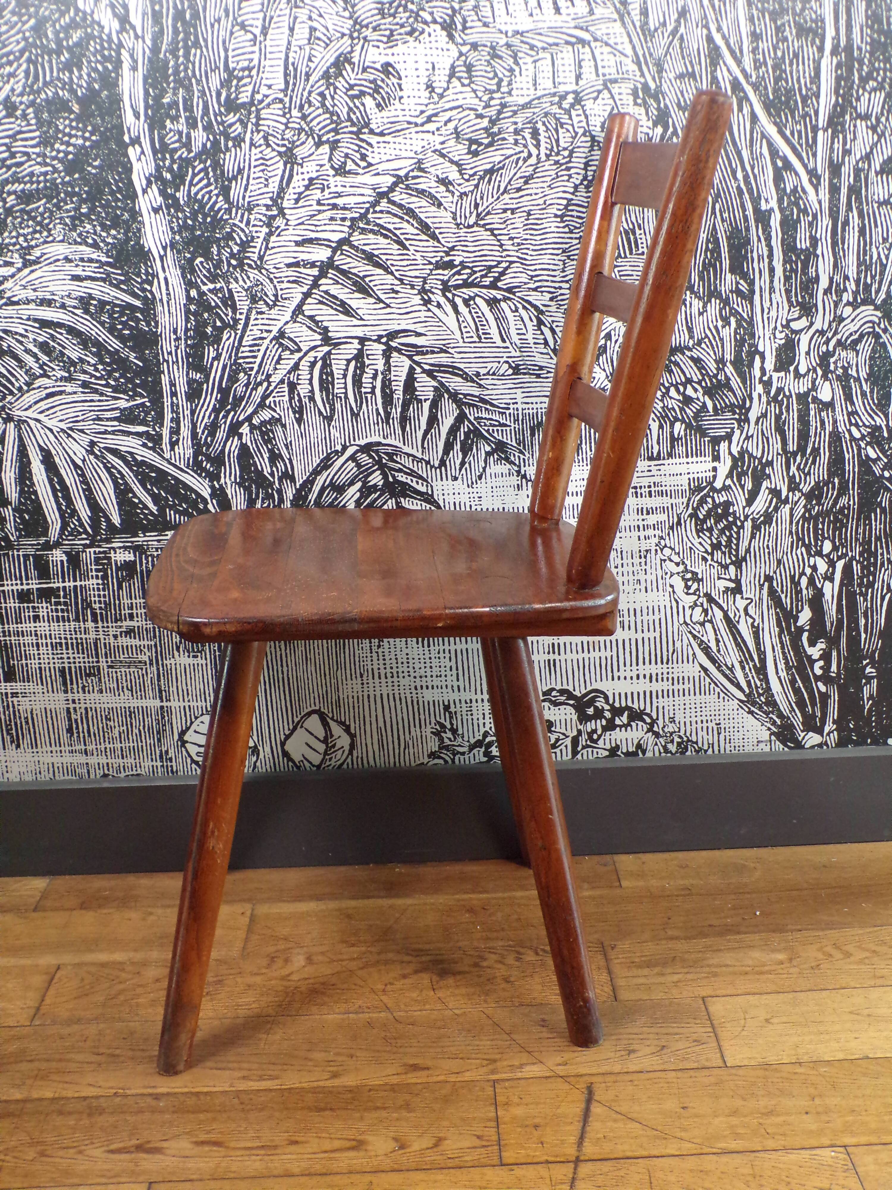 Wooden chair by Adolf Gustav Schneck for Tubingen