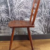 Chaise en bois par Adolf Gustav Schneck pour Tubingen