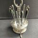 12 "Apollonox" fruit knives on silver metal support