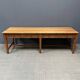 Large antique drapery fabric table