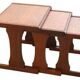 mid century  Copper nesting tables 'Birstall'