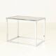 Coffee or Side Table in Chroom & Smoked Glass by Belgo Chrom, Belgium,1970s
