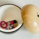 Vintage 70's decorative ice cube apple