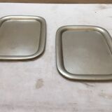 2 nickel steel trays circa 1930