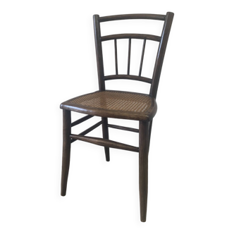 Vintage caned bistro chair