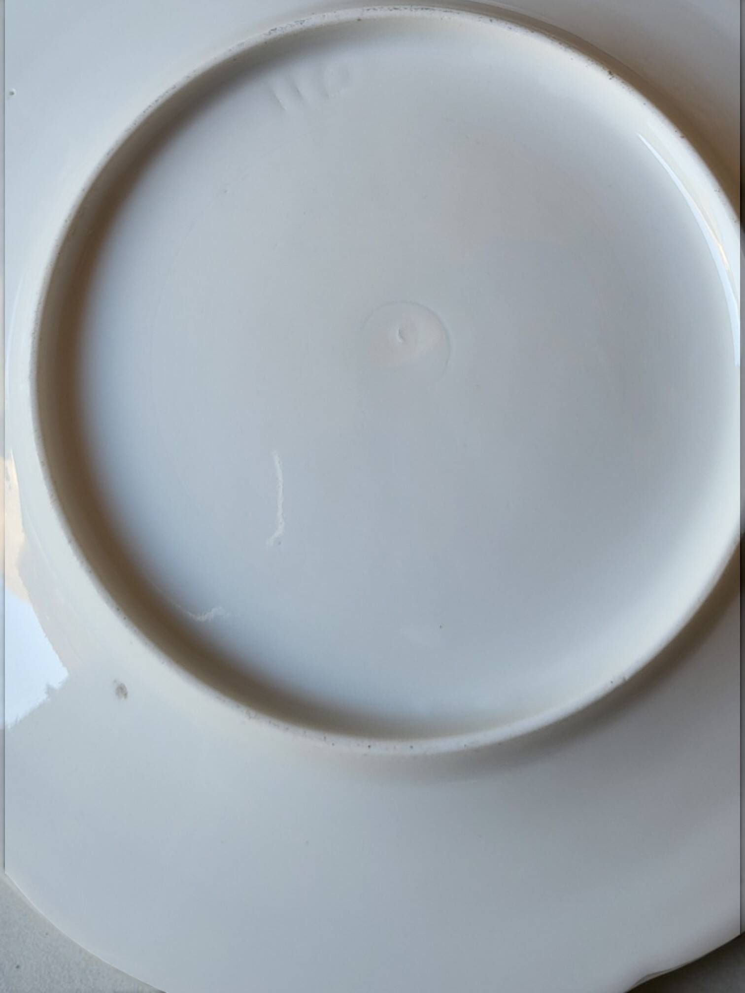 6 dessert plates in porcelain Old Paris 19th century