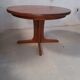 Table ronde extensible baumann en merisier