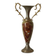 Vintage onyx and pewter amphora