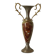 Vintage onyx and pewter amphora