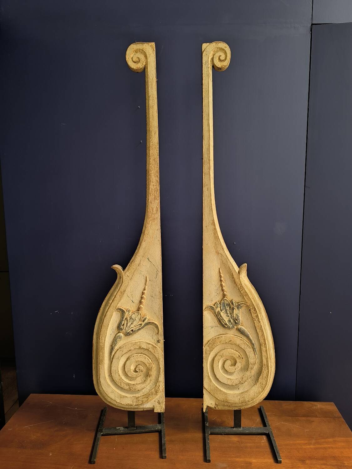Pair of 18th century decorative motifs.