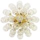 sectacular Sputnik ceiling lights with glass snowballs by Doria, Germany, 1970s.