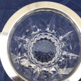 Ice bucket ice cubes signed crystal Saint Louis