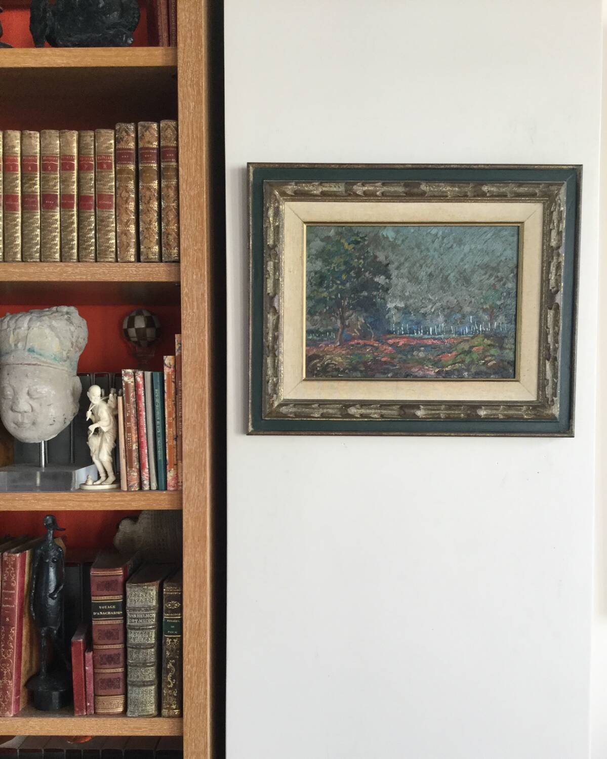 Eminent dancre 1901-1977. champrosay-forest, 1938. oil on panel.