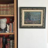 Eminent dancre 1901-1977. champrosay-forest, 1938. oil on panel.