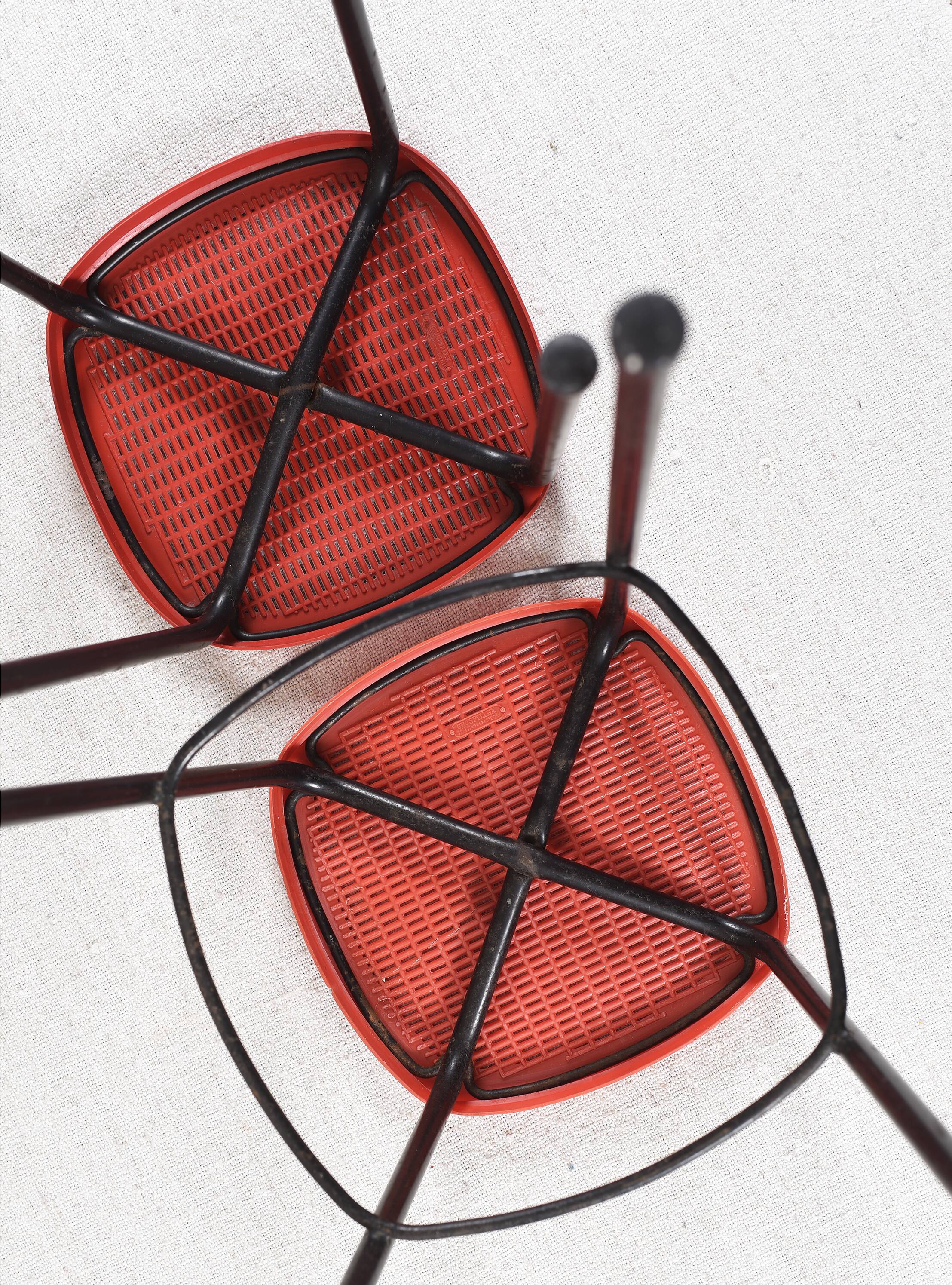 Paire de tabourets vintage grosfillex