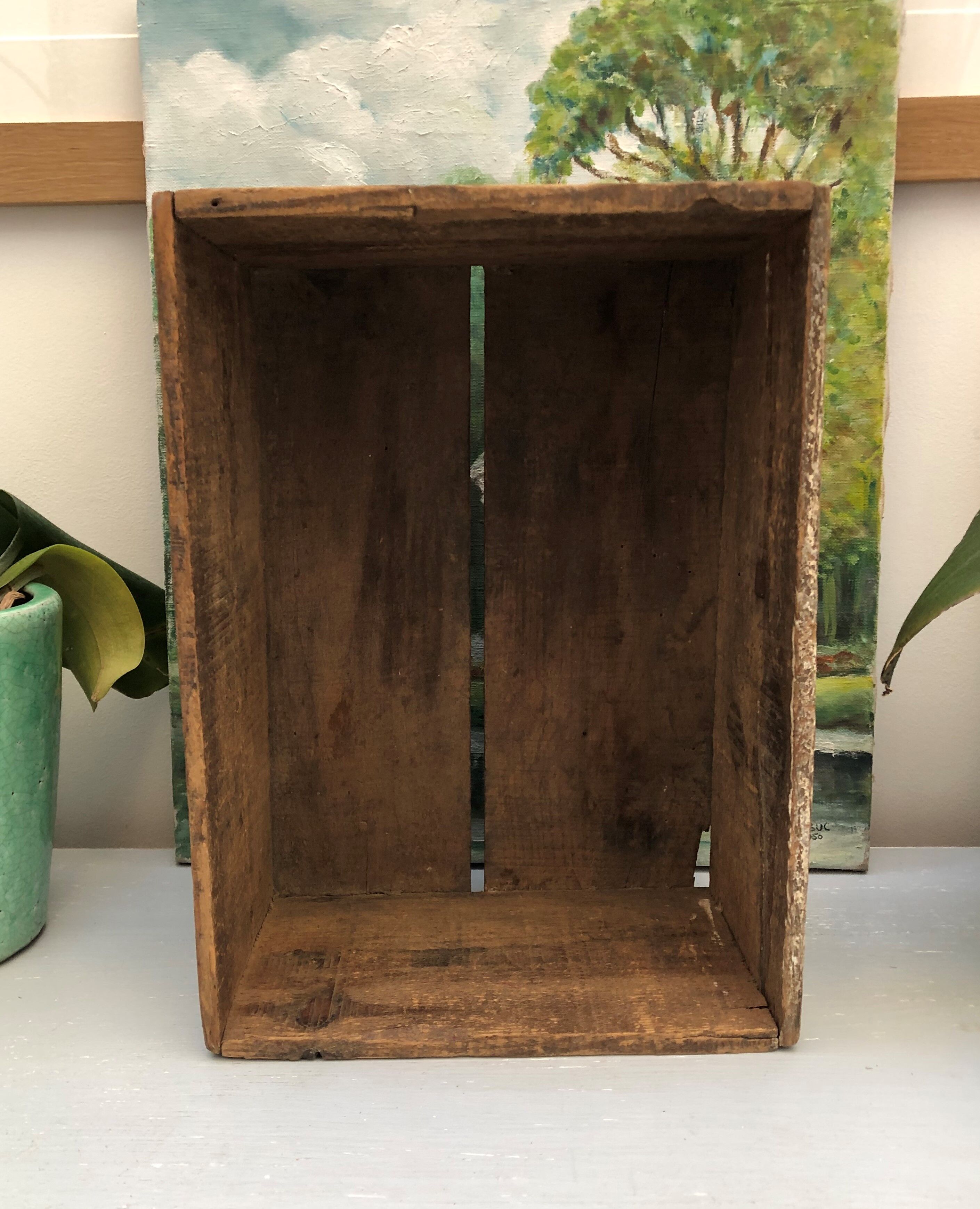 Old wooden box, industrial