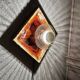 Vintage 1970s ceramic lava applied