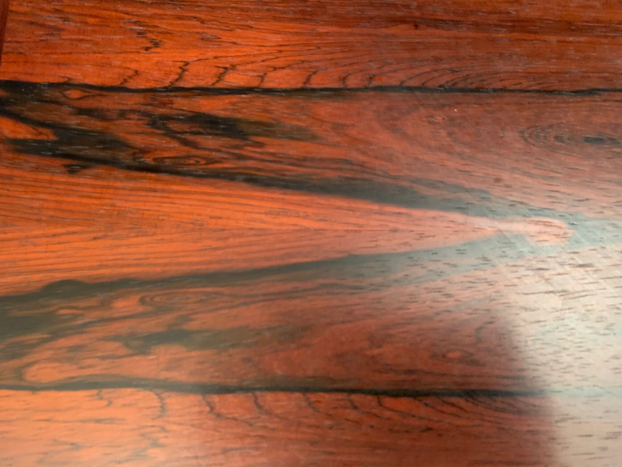 A pair of Kvalitet Form Funktion rosewood side tables Denmark 1960s