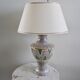 Jacques breugnot enamelled stoneware lamp signed art deco style dating from the years 1950-60