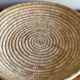 Woven straw basket