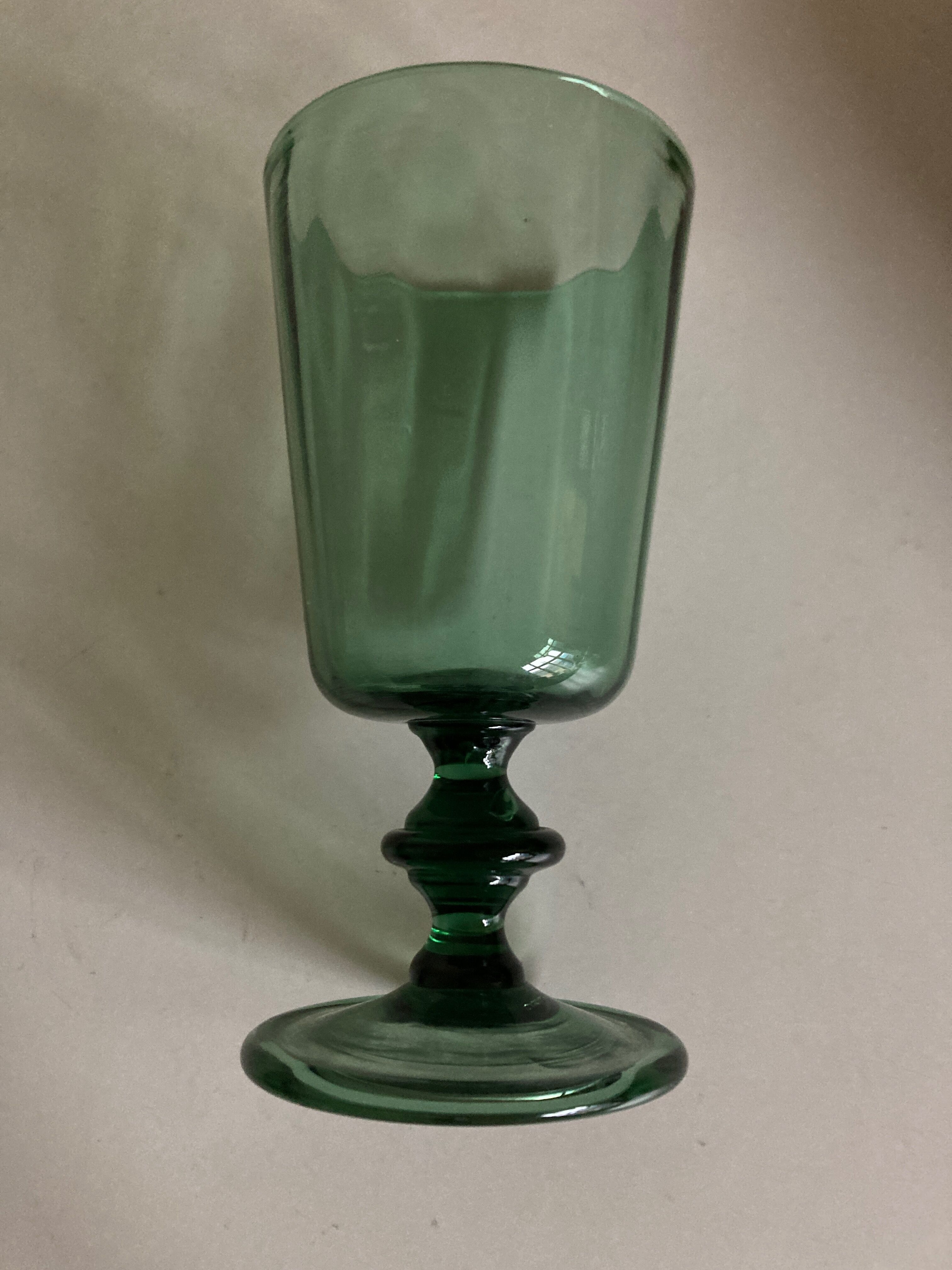 Venetian vase in blown glass from Empoli