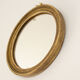 Round wooden mirror