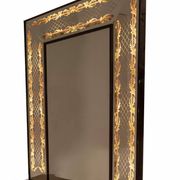 Luigi Brusotti Mid-Century Modern Italian Decorated Mirror, 1940s