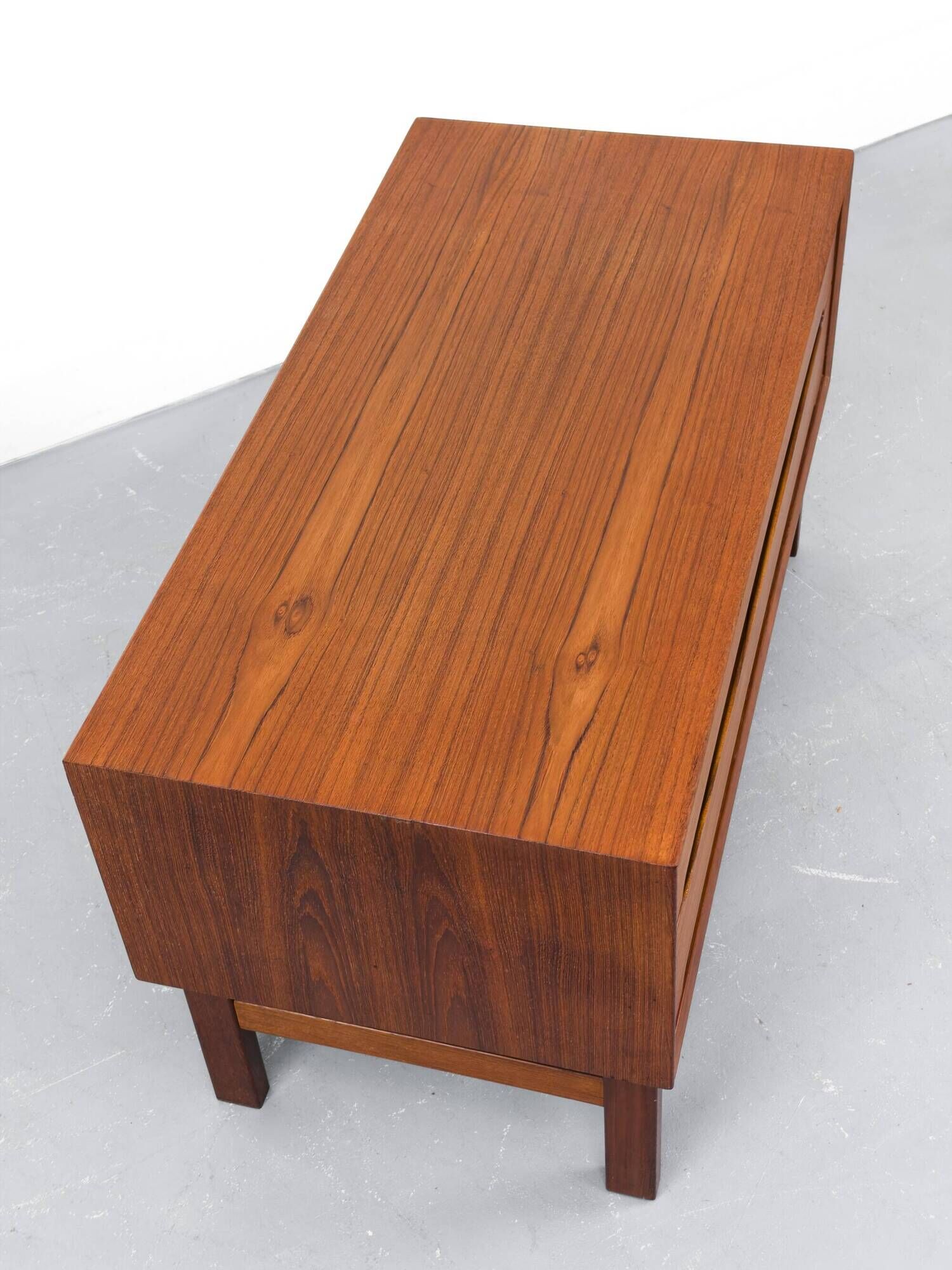 Teak Lowboard with Drawers, 1960s