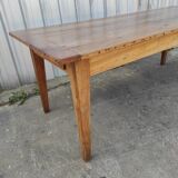 Farmhouse table in blond walnut 200 cm