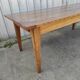 Farmhouse table in blond walnut 200 cm