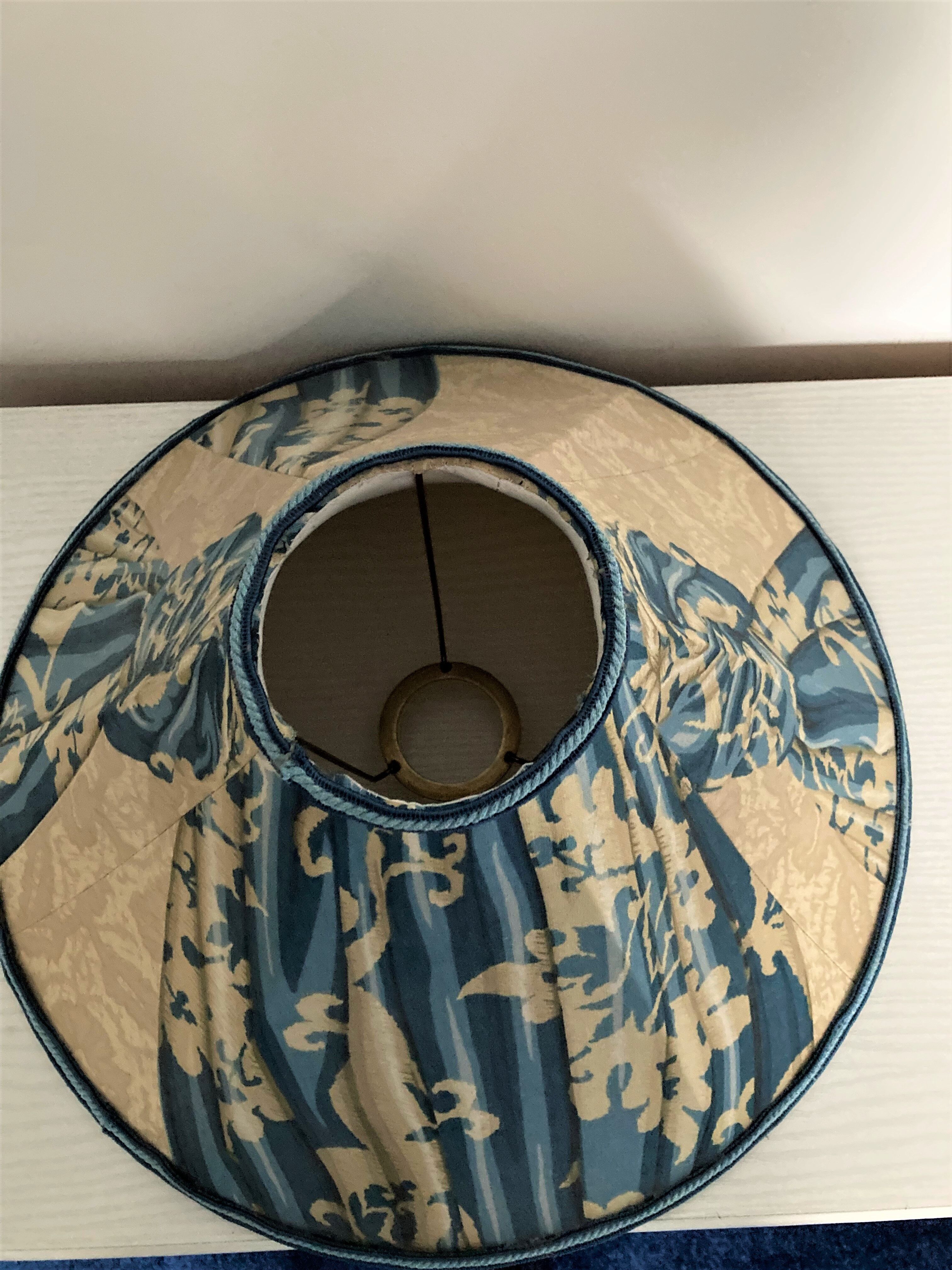 Fabric lampshade