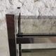 Chrome and smoked glass shelf from the 70s.