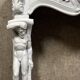 From the Torrione: Important chimney surround – Atlantes and female figures.