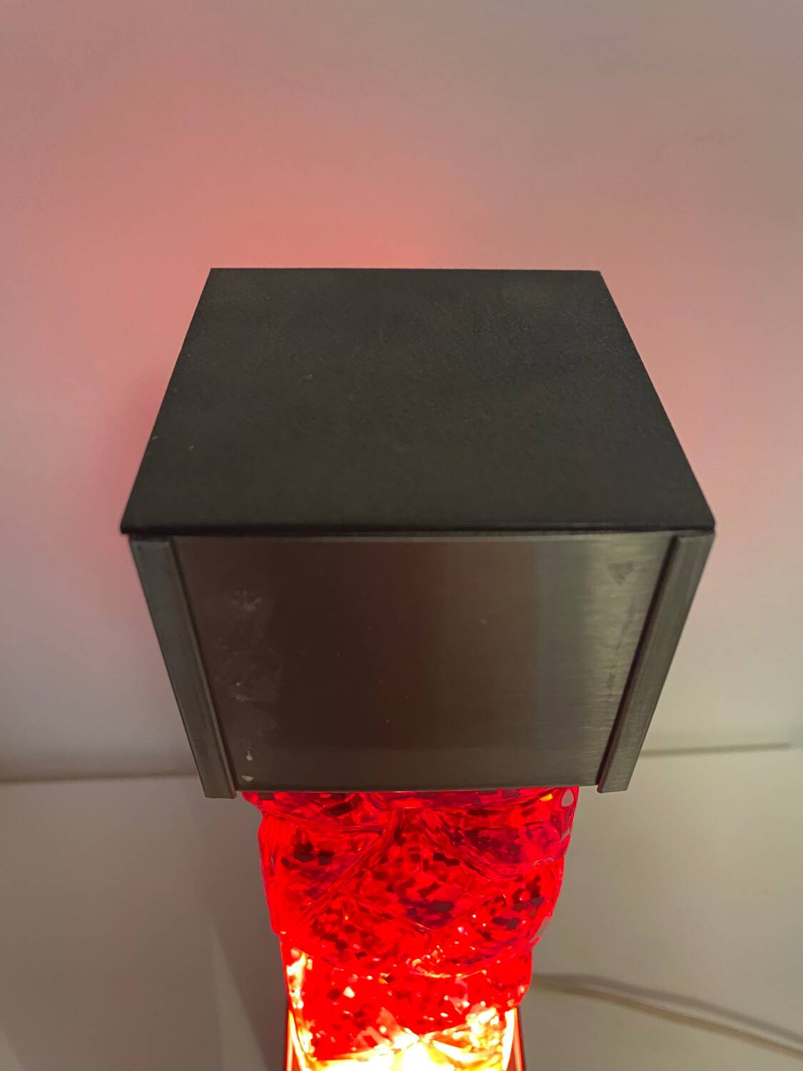 70s glitter lamp