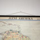 Czechoslovak Vintage school maps of South America, 1960