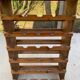 Solid wood wine rack bottle storage with drawer