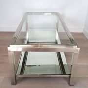 Chrome coffee table