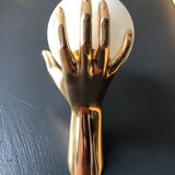 Bronze hand sconces, maison Arlus