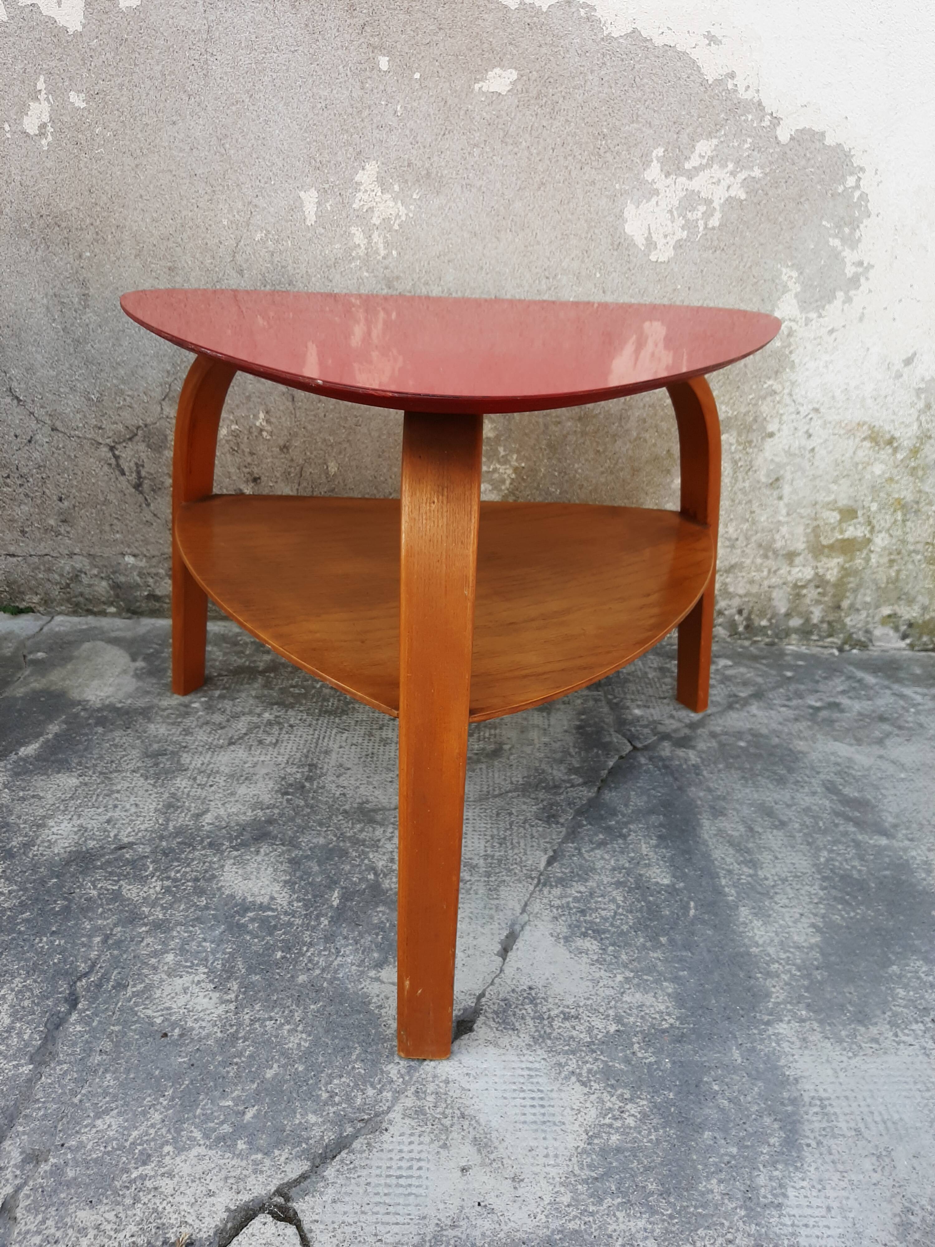 Table basse design Steiner modèle Bow Wood