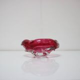 Bohemian Art Glass Bowl/Ashtray by Josef Hospodka, 1960's