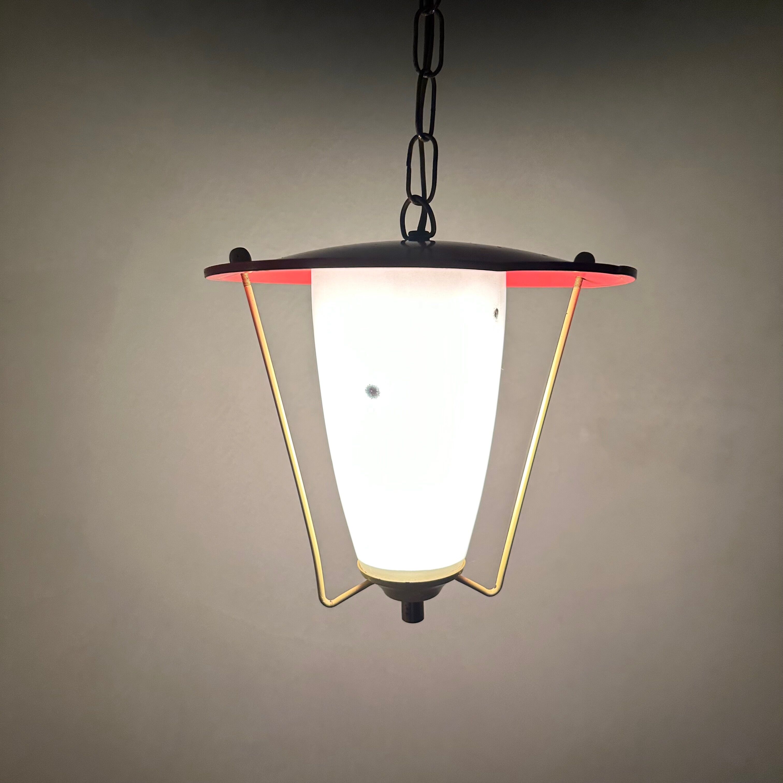 50's hanging lamp vintage