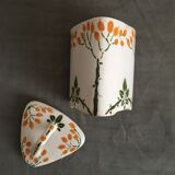 Creil earthenware tea pot, early 20th century