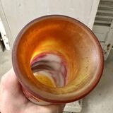 Gallé Art Nouveau vase with currants