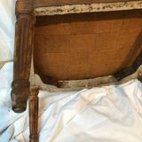 Louis XVI period flat chair