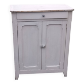 Old Parisian buffet with a white patina