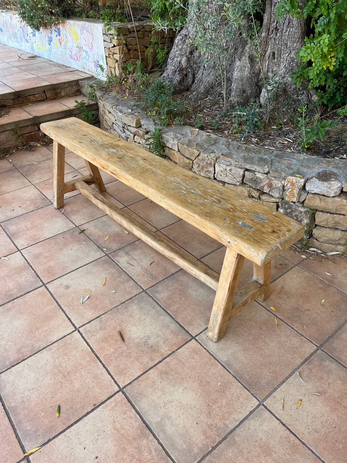 Old bench with a nice patina
