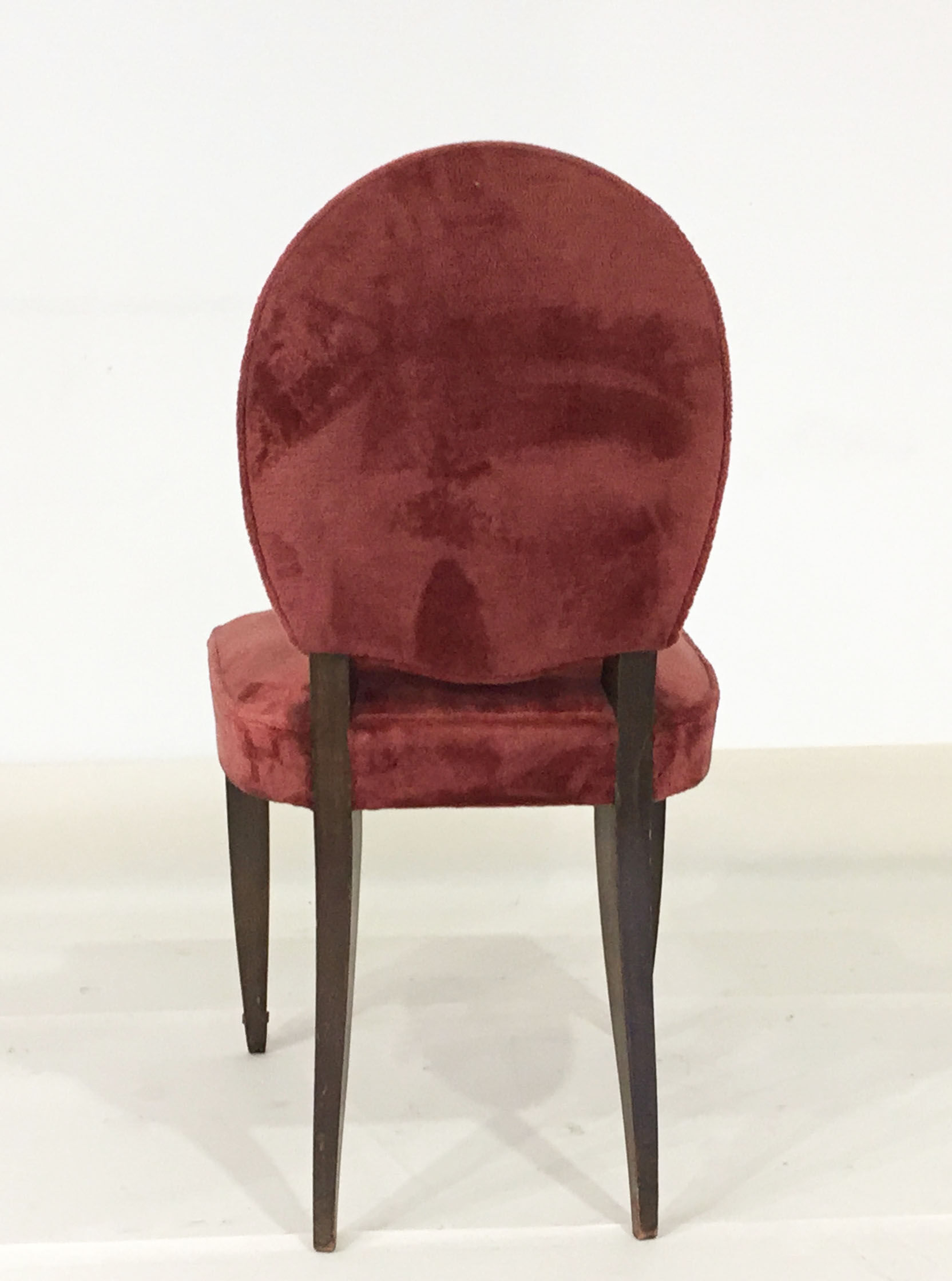 Dining room chairs art deco House Leleu 1940' France (set of 4)