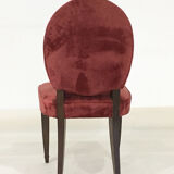 Dining room chairs art deco House Leleu 1940' France (set of 4)